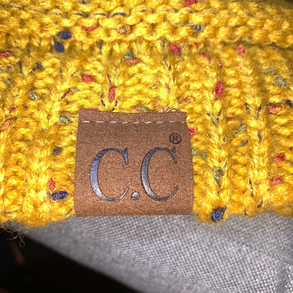 SOLD:CC Beanie knit beanie for ponytail